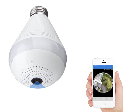 ICSEE Wifi Bulb NannyCamera 360