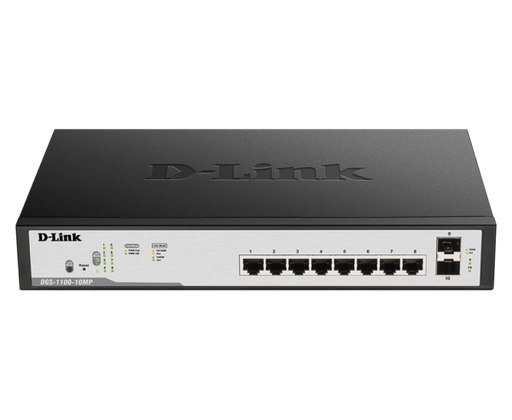 Dlink 10-Port Gigabit PoE Smart Managed Switch