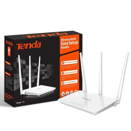 TENDA F3 300MBPS WIRELESS-ROUTER