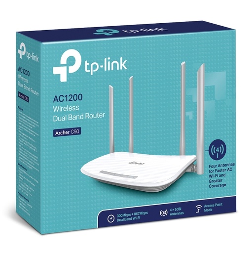 TPLINK AC1200 Dual-Band Wi-Fi Router